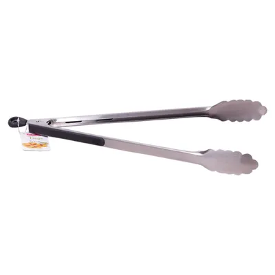 Produktbild von Grillzange 35 cm Fleischzange Küchenzange BBQ Bratwurstzange Kochzange Edelstahl