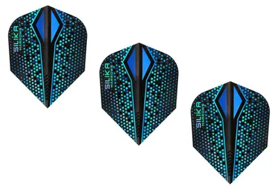 Produktbild von Harrows - Dart Flights "Colourshift X", Feder 3er-Pack PP4710 (Einheitsgröße) (Blau)