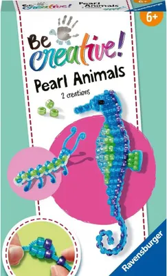 Produktbild von Ravensburger Bead Animal Seahorse - Bastelset für Kinder ab 6 Jahren, Bastelset für Kinder, 6 Jahr(e), Gemischte Farben