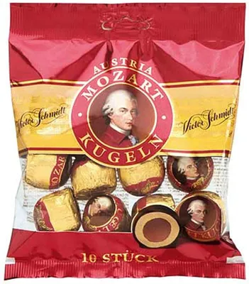 Produktbild von Victor Schmidt Austria Mozartkugeln 9 Stück 148,5 g Säckchen Pralinen