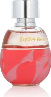 A bottle of Hollister Festival Vibes for Her Eau de Parfum.