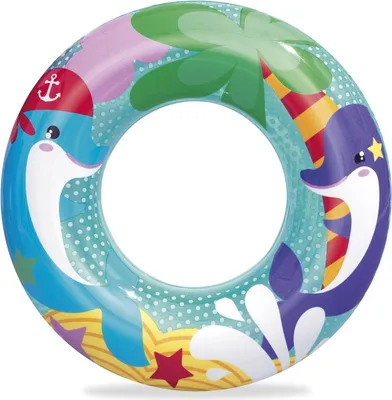 Produktbild von KIK - BESTWAY 36113 Nafukovací kruh, 51 cm delfíni