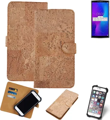 Produktbild von K-S-Trade Hülle kompatibel mit Doogee N100  Kork Handyhülle Cover  Schutzhülle TPU Case Bumper in Hellbraun, (1x)