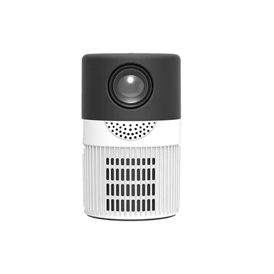 Produktbild von ZELURXX Mini Beamer mit 5G WiFi, tragbar, Full HD Unterstützung, schneller Datenübertragung, geringer Verzögerung, AV/HDMI/USB, schwarz und weiß