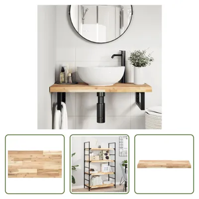 Produktbild von The Living Store Tischplatte 60x40x4 cm Rechteckig Massivholz Akazie