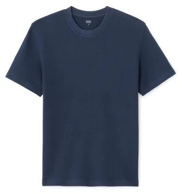 Produktbild von Celio Newaffle2 Herren T-Shirt aus Waffelpiqué, lockere Passform, Größe S