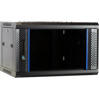 Obrázek produktu pro Serverová skříň DSIT 6 U, nástěnná, se skleněnými dveřmi (ŠxHxV) 600 x 450 x 367 mm (DS6406)