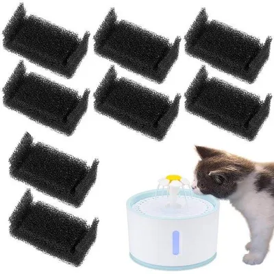 Image de Filtres de sécurité flottants pour bassins pour chats, 8 filtres de rechange pour bassins pour chiens et chats