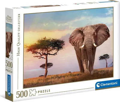 Produktbild von Clementoni Puzzle 500 HQ Afrikanischer Sonnenuntergang 35096