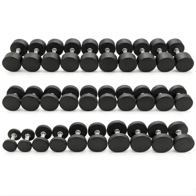 Produktbild von PH Fitness PolyurethanHantel Set 2–30KG [2KG-Schritte] – 15 Paar Polyurethan Kurzhanteln – Runde Gewichte für Homegym, Fitnessstudio & Krafttraining