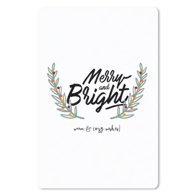 Produktbild von MuchoWow® Mauspad Mousepad Sprichwörter - 'Frohe und helle, warme und gemütliche Wünsche' - Zitate 18x27 cm - Mousepads - Maus Mat - Pad - Mausunterlage