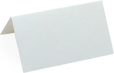 Produktbild von Tischkärtchen - weiß - 65x38mm - 48 Stück - 56007 00