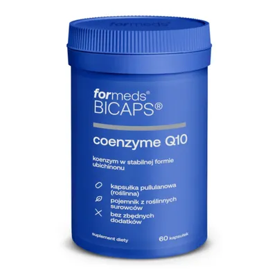 Productafbeelding van ForMeds BICAPS COENZYM Q10: Coenzym Q10, Ubichinon, hartondersteuning, 60 capsules