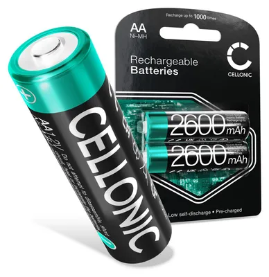 Immagine prodotto di CELLONIC 4x Batteria per Telefono fisso compatibile con Siemens Gigaset C620A,C620,C620H – (2600mAh, 1.2V)