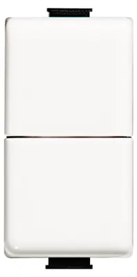 Immagine prodotto di Pulsante doppio 1P+1P NO 10A 250V - Bianco Bticino Matix AM5055