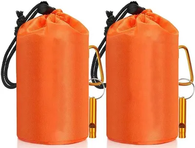 Imagen del producto de Saco de dormir de emergencia, 2 unidades, reflectante, para actividades al aire libre y camping