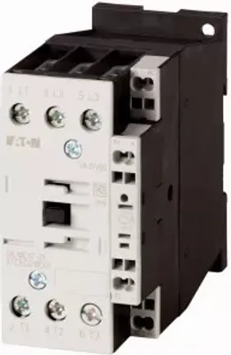 Produktbild von Eaton Leistungsschütz, 3-polig, 380 V 400 V 7.5 kW, 1 Ö, 220 V 50/60 Hz, Wechselstrombetätigung, Federzugklemmen 277618