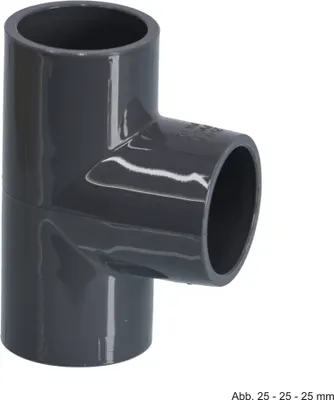 Produktbild von Profec PVC T-Stück 90 Grad 16 mm Klebeverbindung
