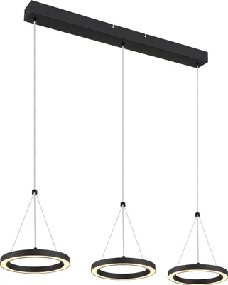 Produktbild von Globo Lighting Hängeleuchte Metall schwarz matt, LED