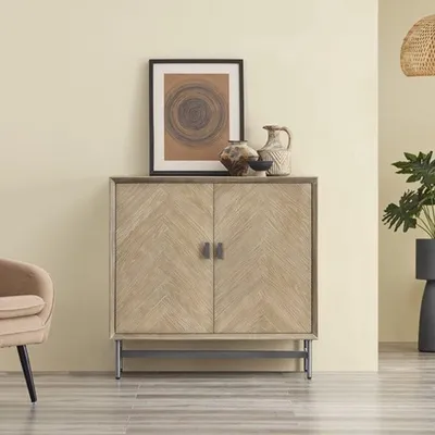 Image de Commode pour chambre de bébé - 90 x 40,5 x 86,7 cm - Gris - Fabriquée en bois d'hévéa