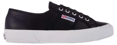 Produktbild von Superga - "2750" Sneaker für Damen, Nappaleder GT21729 (36 EU) (Schwarz/Weiß)