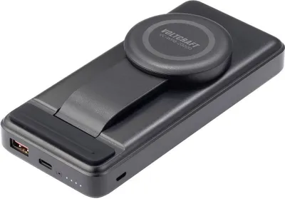 Produktbild von VOLTCRAFT VC-WPB-20000 Wireless Powerbank 20000 mAh Qi Wireless Charging, USB PD Li-Ion Schwarz Statusanzeige