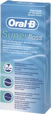 Produktbild von Nić dentystyczna Oral-B Superfloss 50 nitek