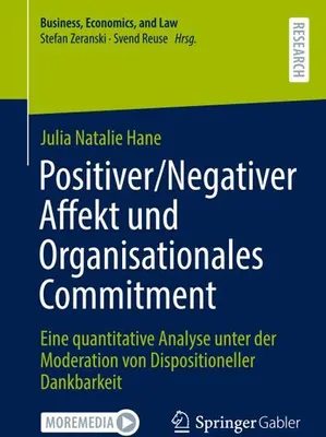 Obrázek produktu pro Positiver/Negativer Affekt und Organisationales Commitment