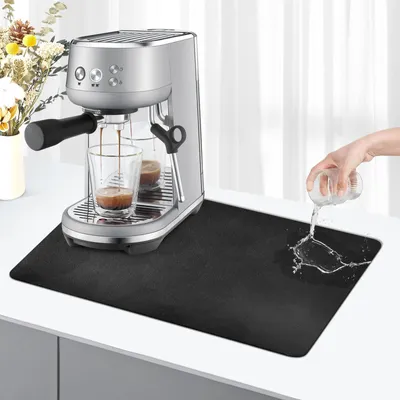 Obrázok produktu pre Absorpčná podložka pod kávovar – vysoko savá podložka na sušenie (čierna, 40 x 70 cm)