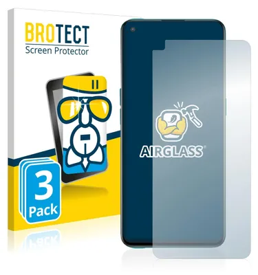 Produktbild von 3x BROTECT Schutzglas für OnePlus Nord CE 5G Schutzfolie Panzer Folie Glas Display Schutz klar