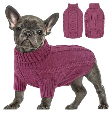 Immagine prodotto di Maglione per cani, caldo, taglia XL, colore viola
