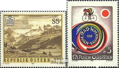 Produktbild von Briefmarken Österreich 1987 Mi 1896,1897 (kompl.Ausg.) gestempelt Sondermarken