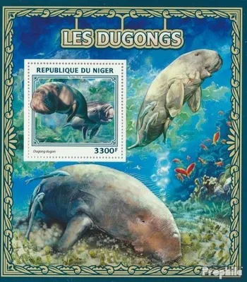 Produktbild von Briefmarken Niger 2016 Mi Block 619 (kompl. Ausg.) postfrisch Dugongs