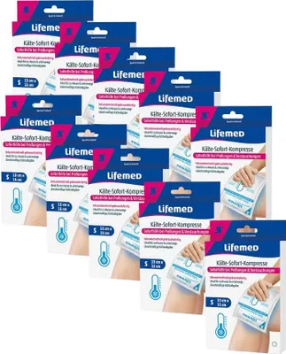 Produktbild von 10x Lifemed Kältekompresse zum sofort aktivieren 15 cm x 13 cm