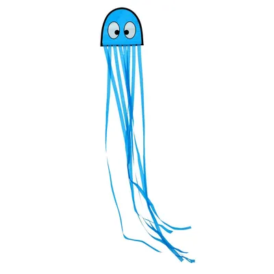 Immagine prodotto di Kinderdrachen Wolkensturmer Mini Octopus Blu 1176 Blau 150 x 22 cm