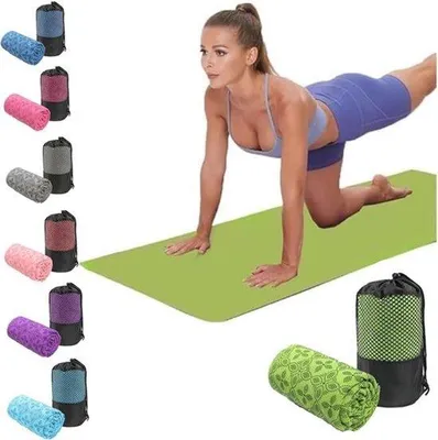 Productafbeelding van Antislip Yogahanddoek voor Yogamat - Sneldrogend en Zweetabsorberend