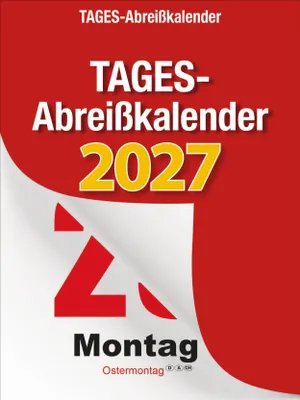Produktbild von Tages-Abreisskalender 2027