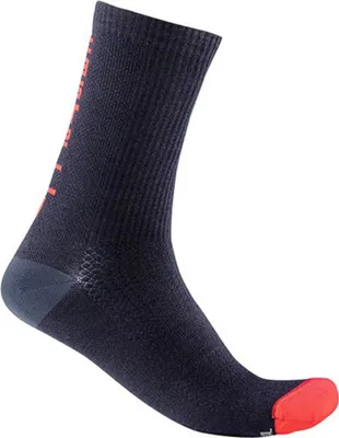 Immagine prodotto di Castelli Bandito Wool 18 Savile Blue/Red S/M Calzini da ciclismo