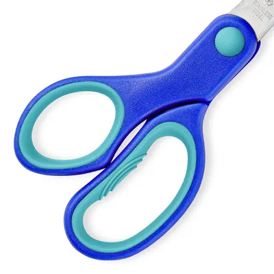 Produktbild von STAEDTLER Noris 965 Bastelschere Blisterkarte mit Schere, 14 cm Scherblatt für Linkshänder