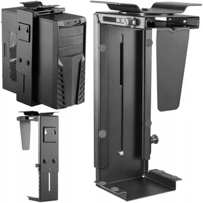Produktbild von TAMDEL ETX-UDK1 verstellbare PC-Halterung unter dem Schreibtisch
