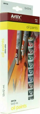 Imagen del producto de Madrid, set de pinturas al óleo Sada, 12 unidades de 12 ml cada una