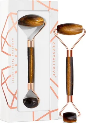 Produktbild von CRYSTALLOVE Tigerauge-Gesichtsmassagegerät
