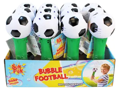 Produktbild von Elektrischer Seifenblasenstab Fußball im 12er Display
