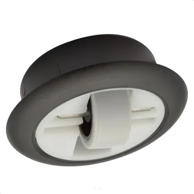 Produktbild von WAGNER Soft-Lenkrolle ROLLER-MINI - Ø 27 mm, Gehäuse schwarz Ø 65/50 x 17/14 mm, Druckfeder, Tragkraft 50 kg - 01708101