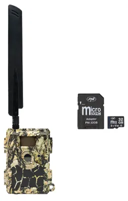Produktbild von PNI Hunting 480C PRO Jagdkamerapaket, 24 MP, mit 4G-Internet, GPS 32 GB MicroSD-