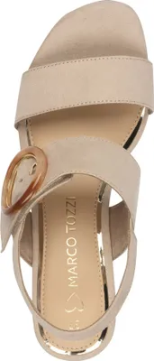 Produktbild von MARCO TOZZI Damen Sandale schick bequem gemütlich kleiner Blockabsatz 2-28202-44, Größe:41 EU, Farbe:Beige