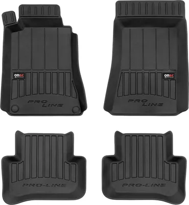 Zdjęcie produktu dla 2000-2007 Mercedes C Class W203 dywaniki podłogowe TPE czarne 4 szt