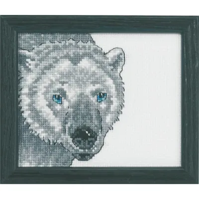 Produktbild von Permin Kreuzstich Set "Eisbär", Zählmotiv, 9x11cm, 14-4133