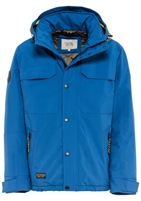 Produktbild von camel active Herren teXXXactive® Funktionsjacke mit Abnehmbarer Kapuze Stahlblau