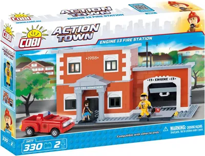 Image de Cobi® 1477 - Caserne De Pompiers De L'engin 12